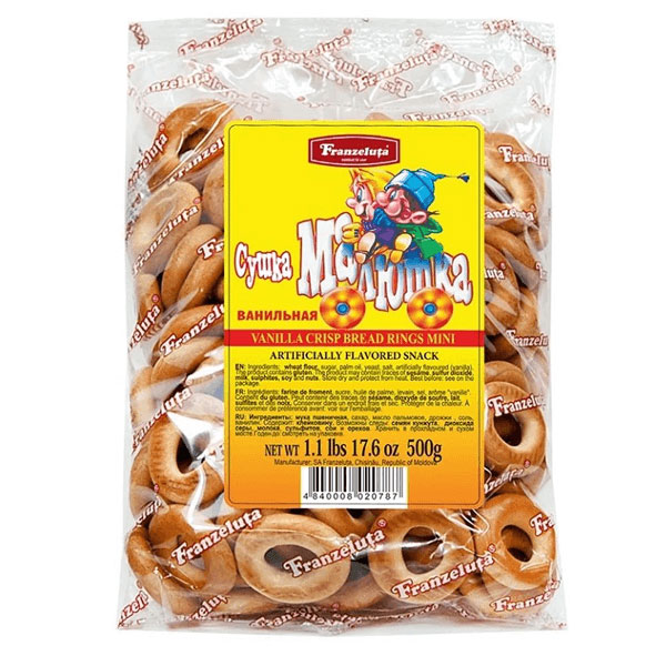 Сушка Малютка с ванилью – 17.64 унции (500гр)